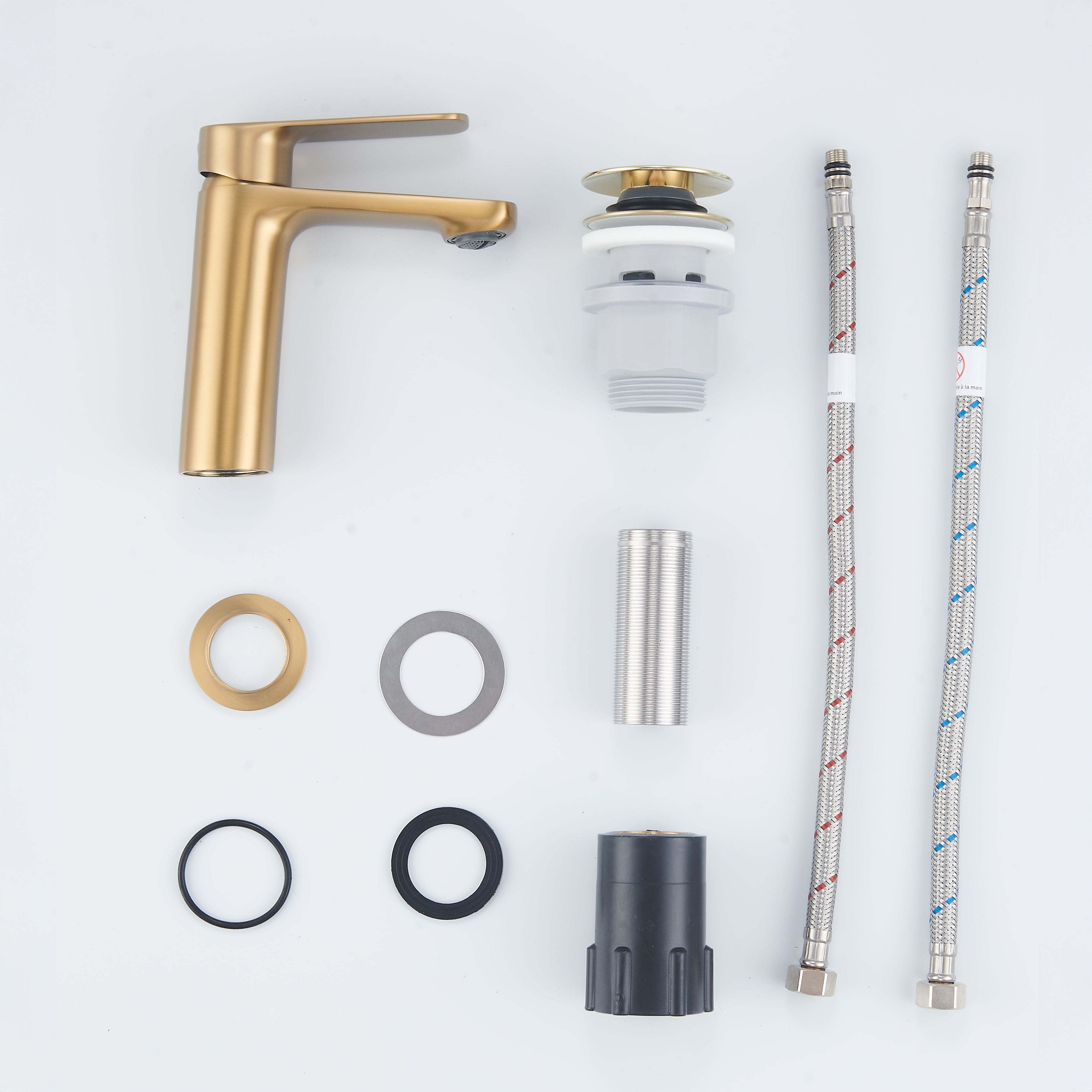 Edouard Rousseau - Grifo de lavabo OPHIR Oro cepillado - 3