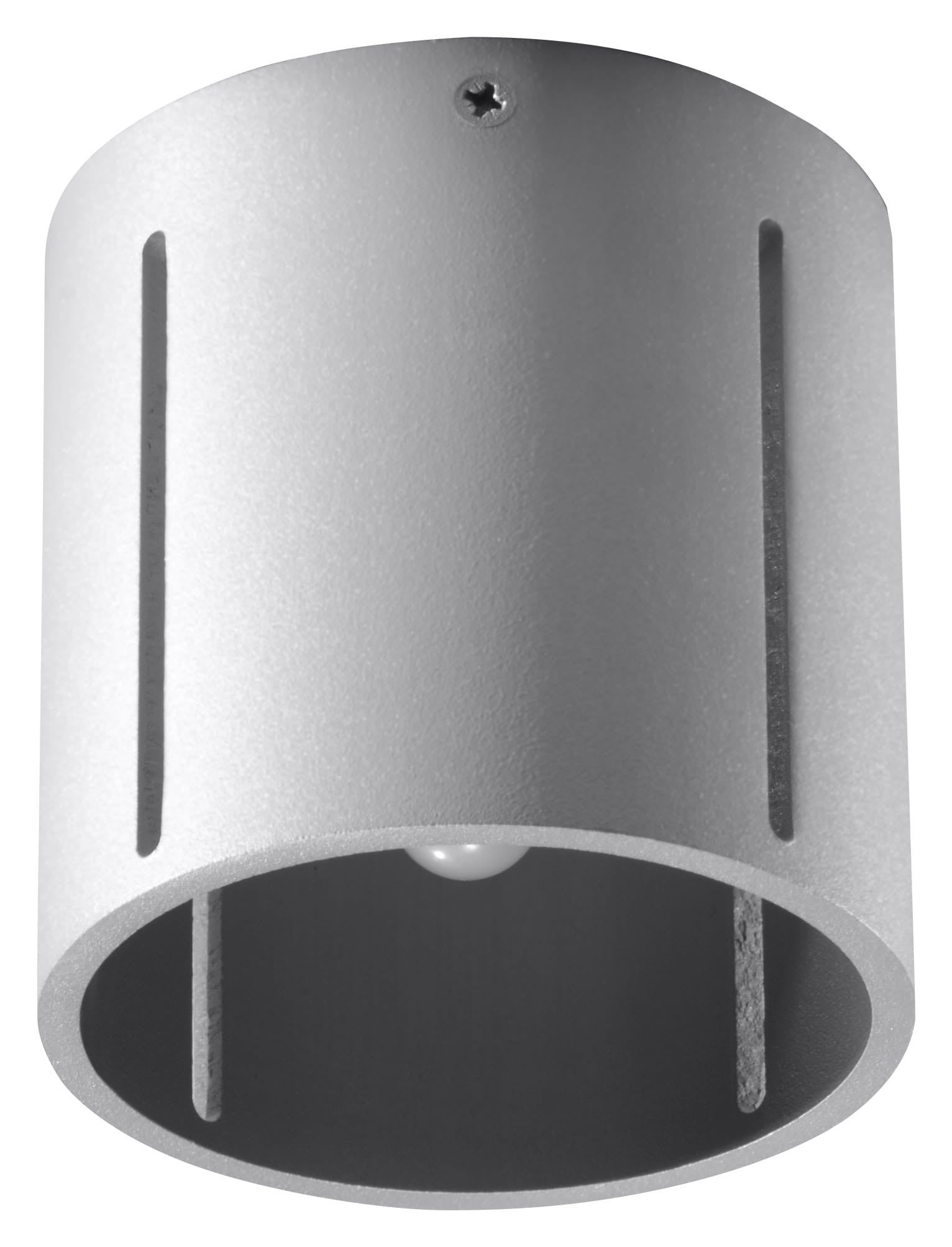 Reflektor sufitowy spot natynkowy Inez okrągły szary 1xG9x40W wym: 10 x 10 cm metal Sollux Lighting