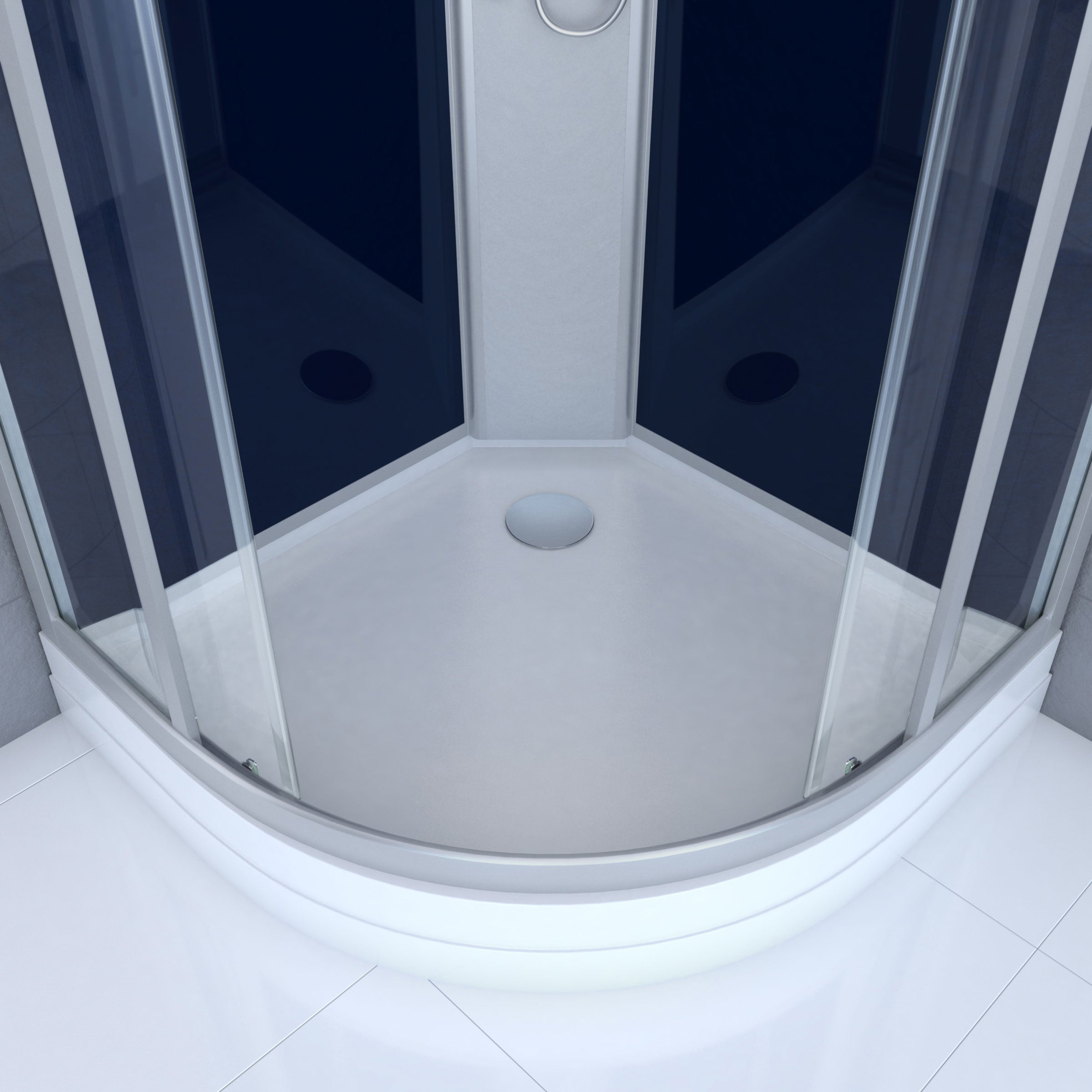 CABINA DUCHA 1/4 CIRCULO 85X85X225CM- NIGTHY - 5