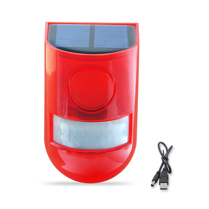 Dzwonek i dzwonek alarmowy Solar Alarm Detektor alarmowy świetlny 3 szt.