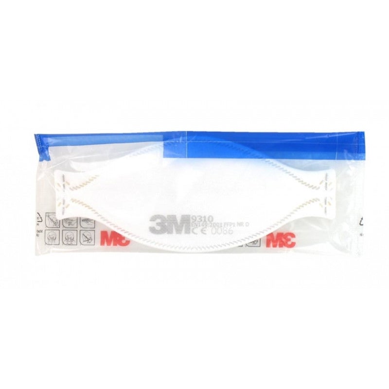 3M máscara FFP1 sin válvula plegable polvo 9310 x 20 - 3