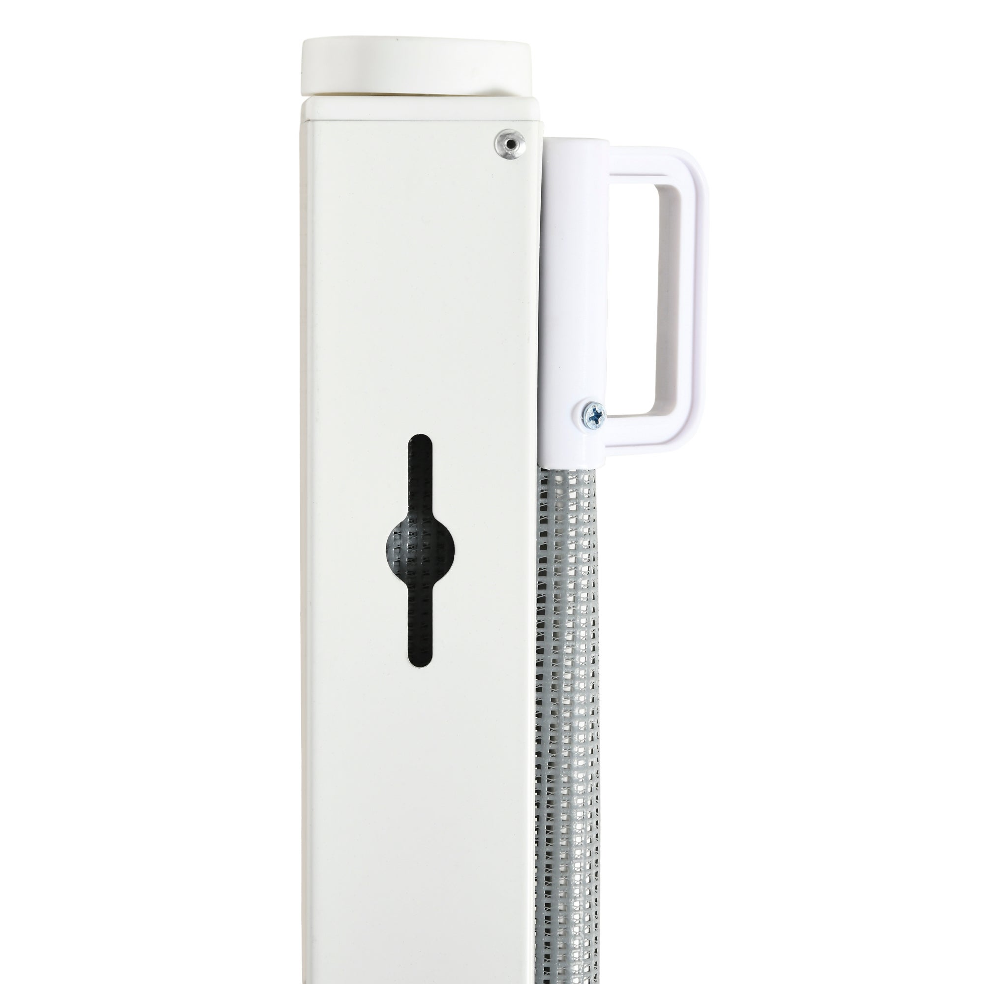 Barrera seguridad de perros extensible PawHut 5,5-115x5,5x82,5cm gris - 5