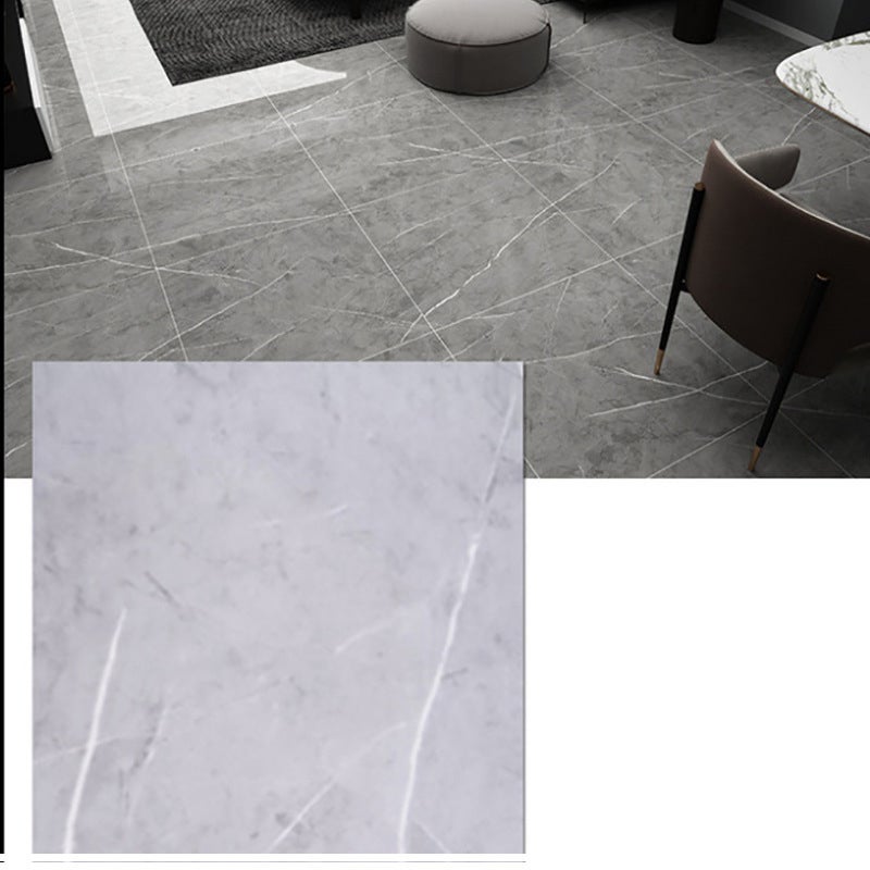 Lot de 10 autocollants de sol auto-adhésifs, autocollant mural en marbre de Simulation épaissi, antidérapant, résistant à l'usure et imperméable - 3