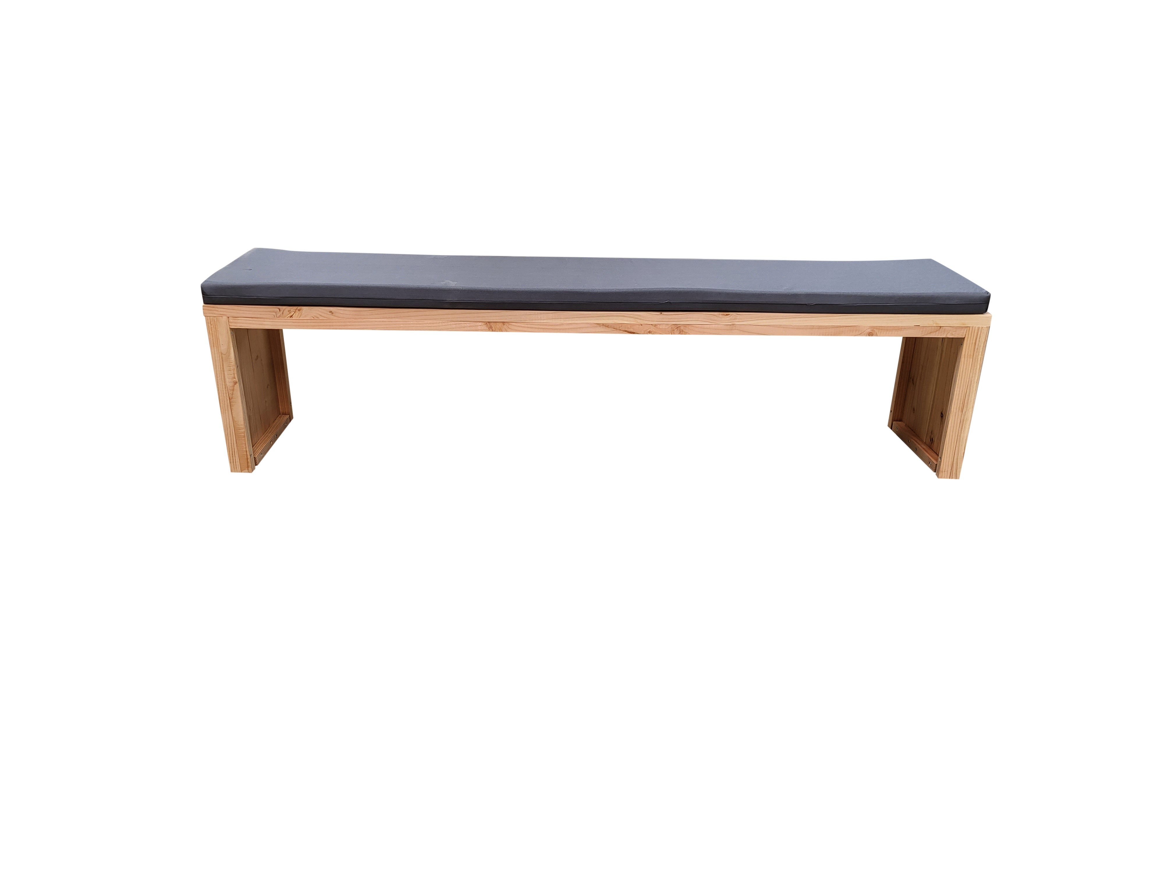 LEX Banc De Jardin 120 Cm PEHD Noir Aspect De Bois - Qqmora - OVN43091