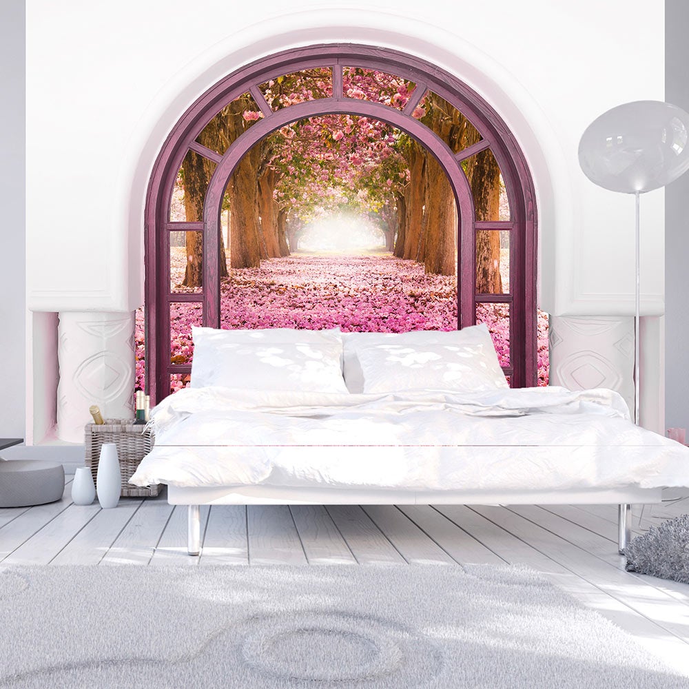 Papier peint mural Porte Bleue Voyage poétique au cœur du mystère