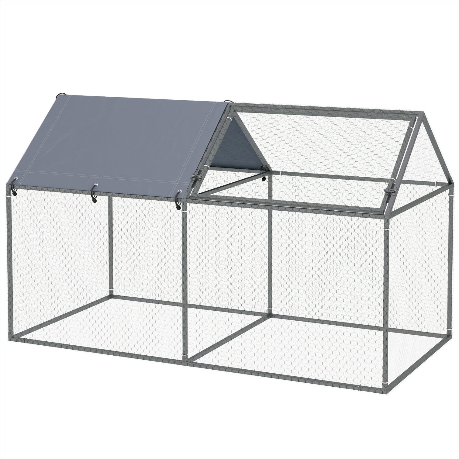 Parc pour animaux 198 x 100 x 120 cm en acier et toile Oxford pour ...