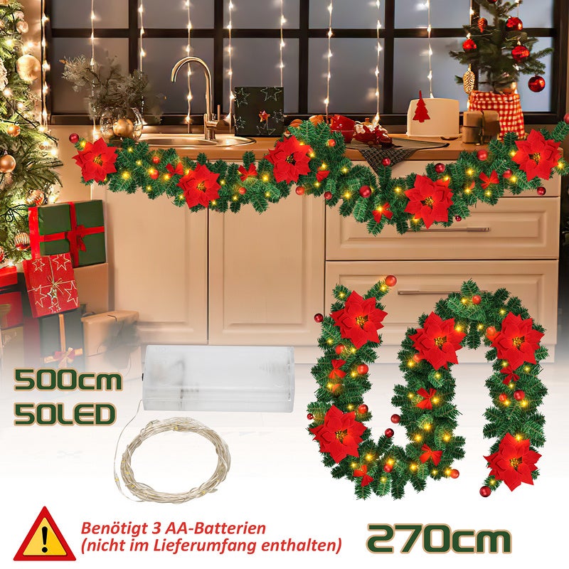 FGYZYP - Confezione da 50 bastoncini di Natale glitterati a forma di bacche, 39,9 cm, per albero di Natale, fai da te, ghirlande di Natale, decorazioni per feste di nozze, decorazioni per