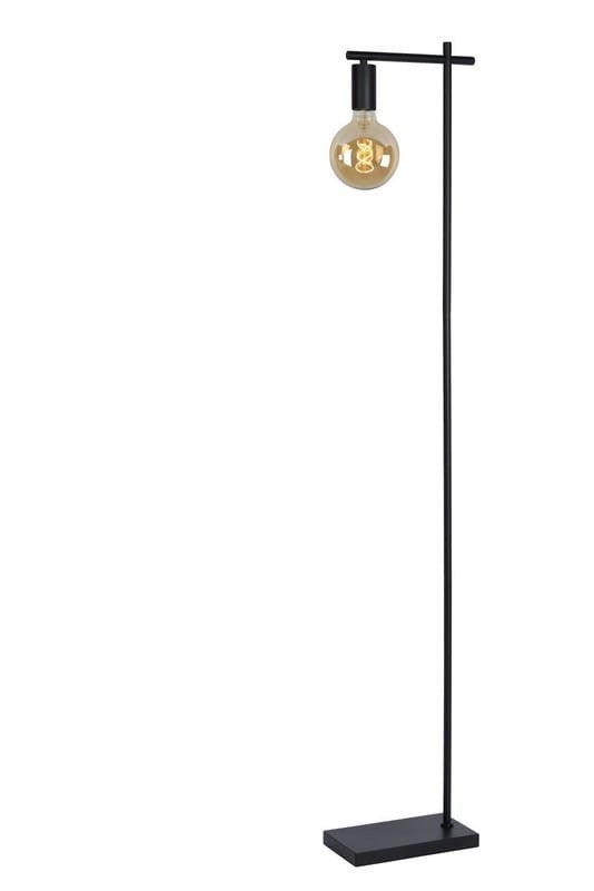 Lampa podłogowa stojąca Leanne czarna 1xE27x40W wym: 152 x 26 x 15 cm metal Lucide