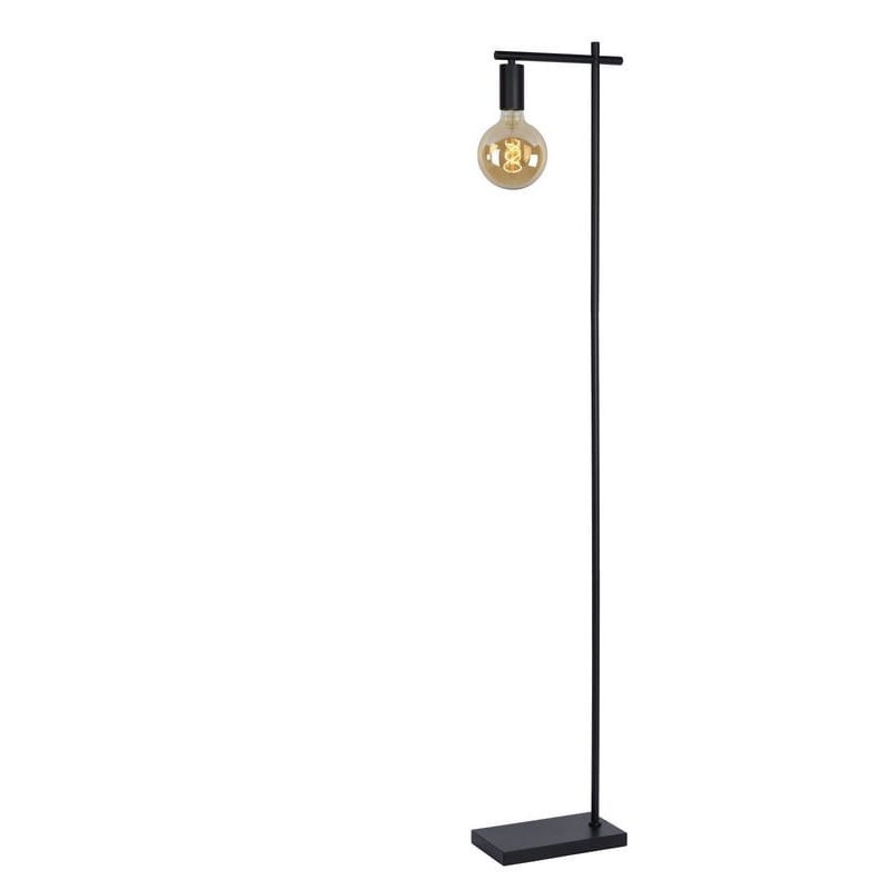 Lampa podłogowa stojąca Leanne czarna 1xE27x40W wym: 152 x 26 x 15 cm metal Lucide