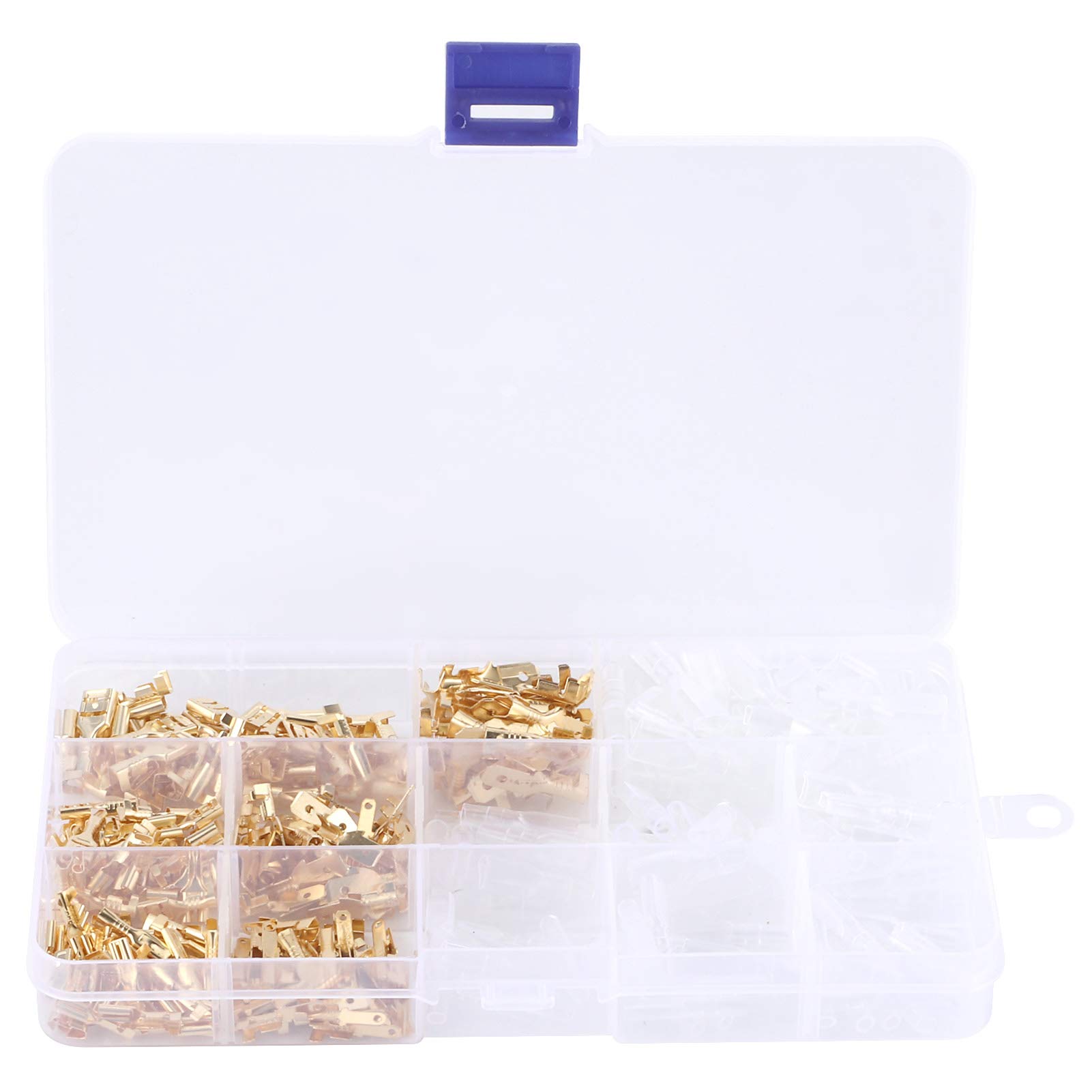 315 pezzi terminali per cavi connettori elettrici maschio femmina forniture industriali 2,8/4,8/6,3 mm - 6