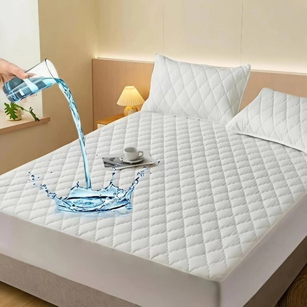 Housse de Matelas 150x200 cm Imperméable - Alèse Microfibre Douce - Protection Anti-Urine pour Bébé et Adulte - Facile à Nettoyer