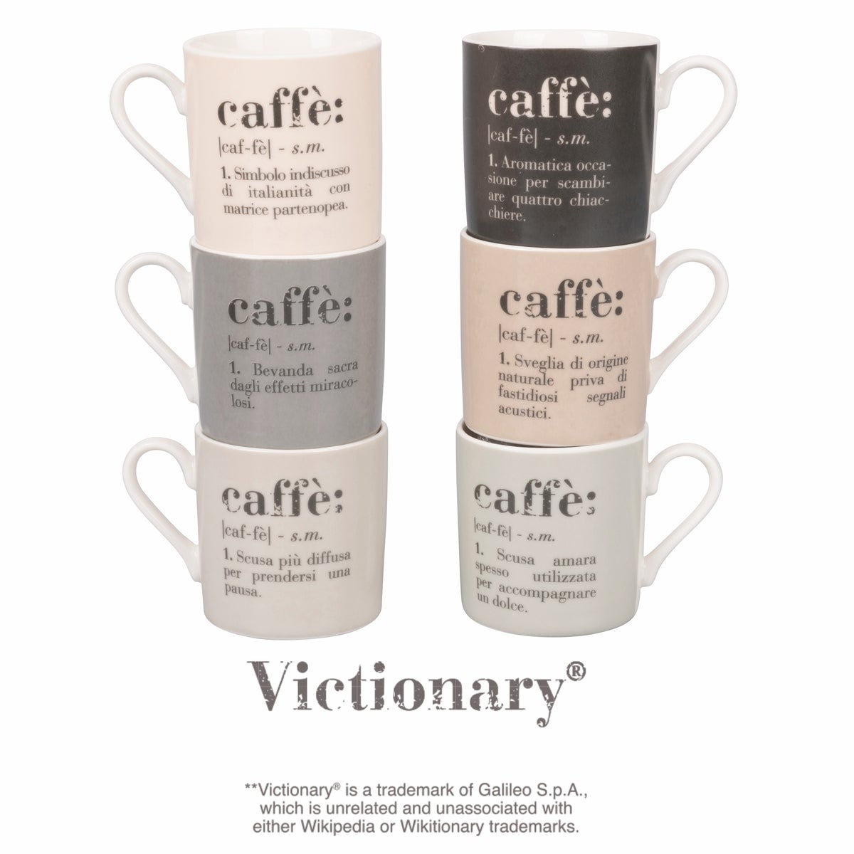 Van Well Set Di 6 Tazze Da Caffè Lilli – Porcellana Bianca 350 Ml – Lavabili In Lavastoviglie E Microonde - 2