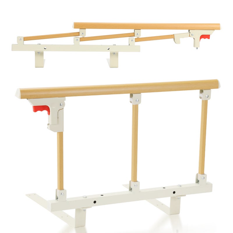 Barrière de lit Standard Safety First 90 cm Textile Gris pas cher Barrière de lit Standard Safety First 90 cm Textile Gris pas cher