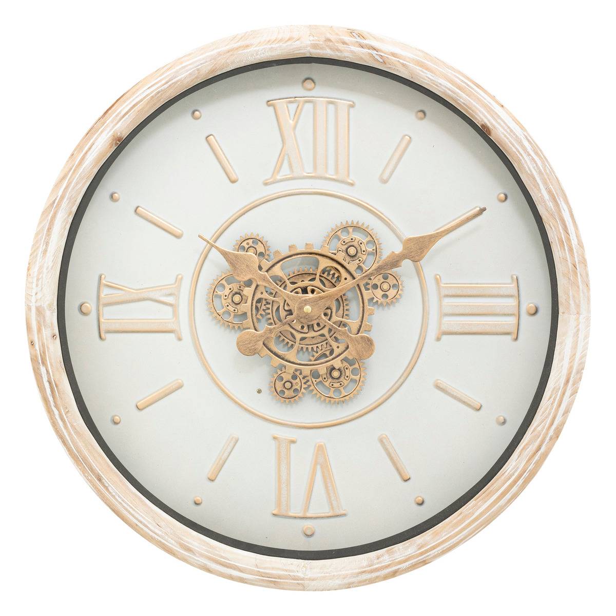 Atmosphera , Reloj Sonika D49,5Cm Beige , Leroy Merlin