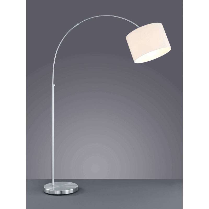 Lampa podłogowa stojąca Hotel srebrna 1xE27x60W wym: 215 x 30 x 30 cm metal Trio