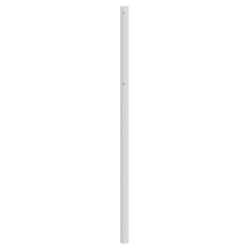 Tête de lit métal blanc 180 cm - 4