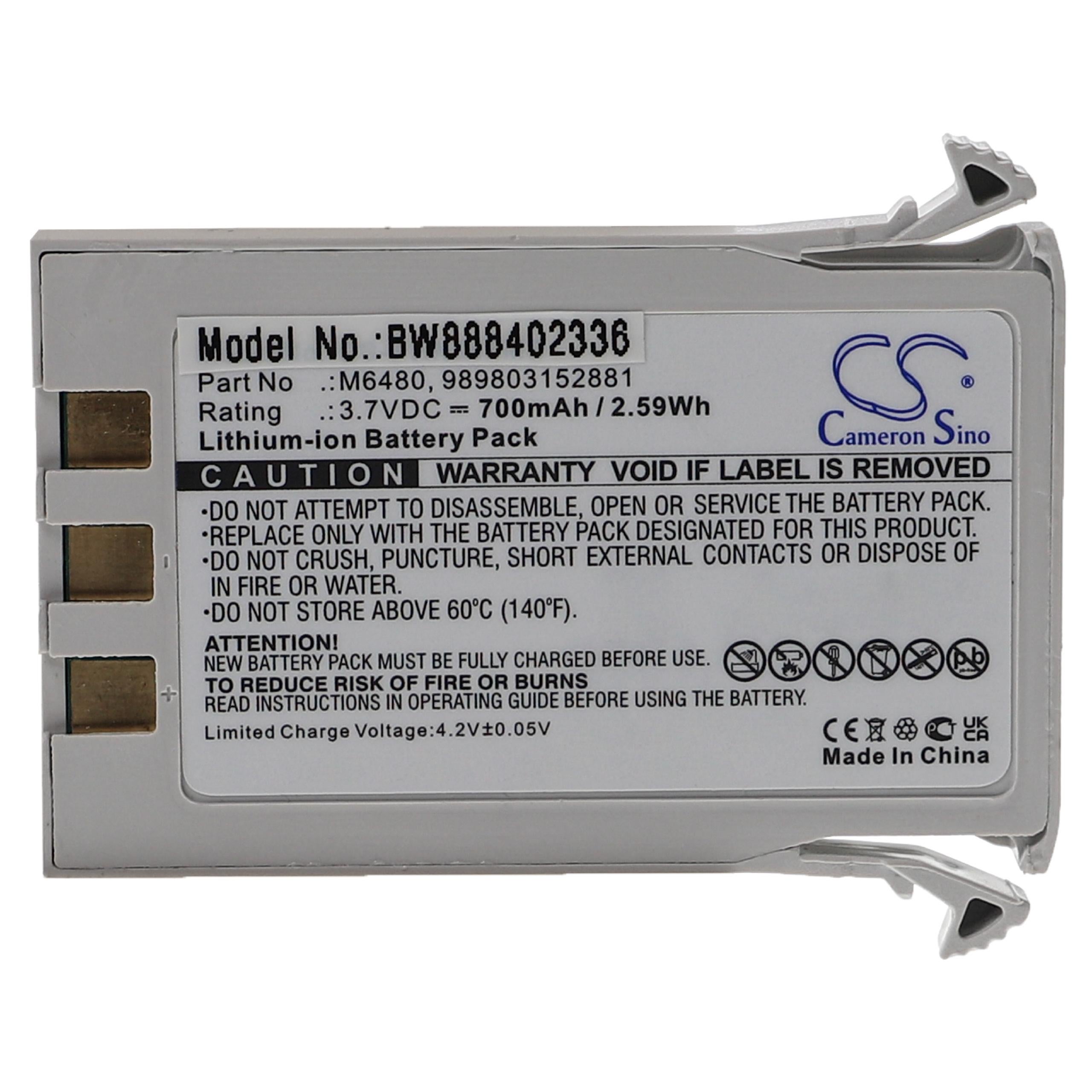 Vhbw Batería Recargable 700mAh 3,7V Li-Poli Para Nine Eagles Galaxy Visitor 6 – Repuesto De Alta Calidad Para Modelismo RC