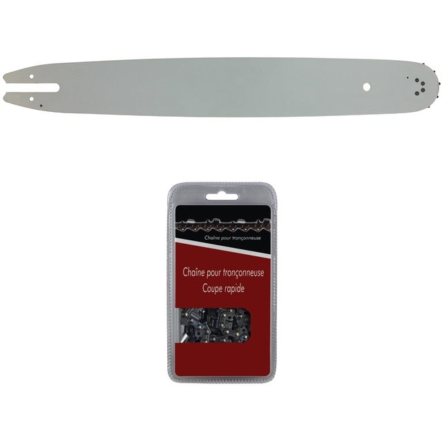 Sägenspezi Guide De 40cm 3/8"P 1,3mm Et 2 Chaînes à Gouge Carrée