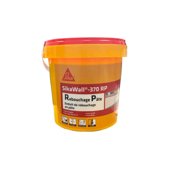 Enduit de rebouchage SIKA SikaWall-370 RP pour murs et plafonds en pâte - 1,5Kg