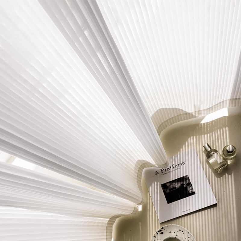 Set di tende moderne da soggiorno, due pezzi, tende verticali, 140 x 200 cm, tasca per asta, senza occhielli - 3