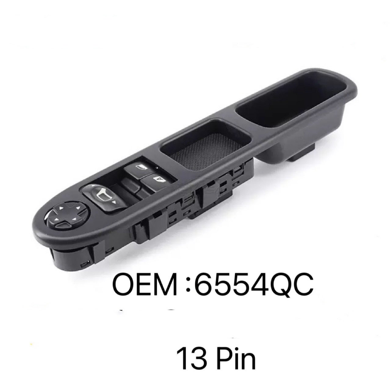 KAOLALI Interrupteur Lève-Vitre Avant Gauche - Compatible Citroën Jumpy, Peugeot Expert, Fiat Scudo 2007-2016 - 6554.ZJ