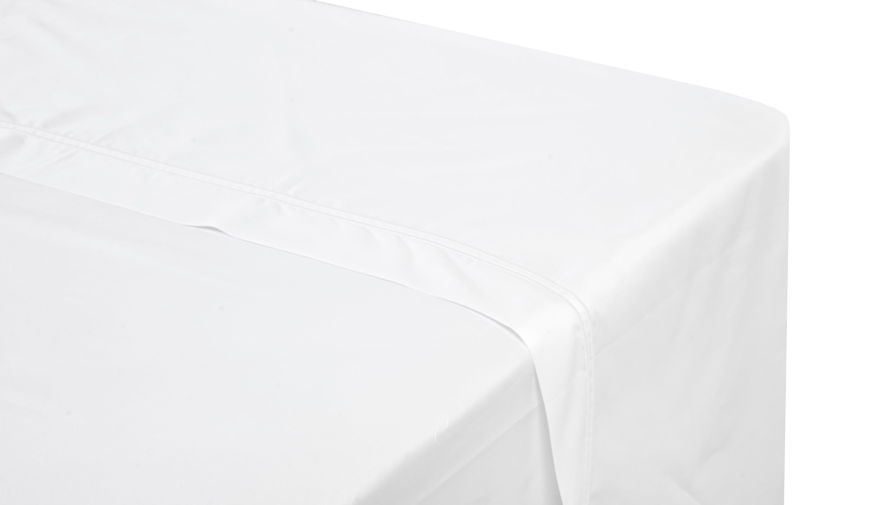 Lençol de cima Bordón INSPIRE algodão 400 fios branco cama 150 cm - 8