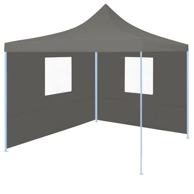 Maison Exclusive - Gazebo Professionale Pieghevole 2 Pareti 2x2m Acciaio Antracite