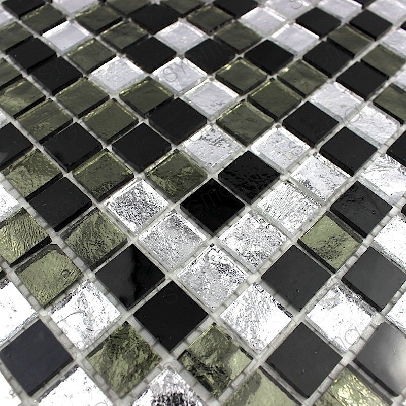 Carreau mural - Céramique Mosaïque - MOS24-CHEV11 - Chevron - Blanc