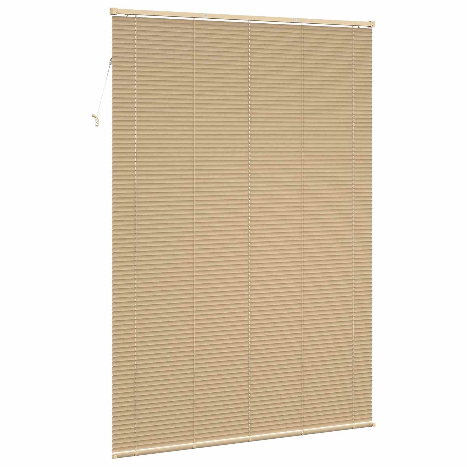 Persiana veneziana marrom-clara com estampa, 213 x 150 cm, PVC - 6