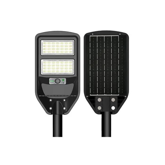 Proiector cu incarcare solara GRAND PRO, 100W, 6400K, IP65, NEGRU / 074-009-2100