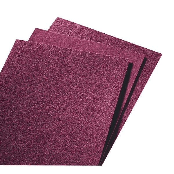 Papier De Verre En Oxyde D'aluminium – Grain 120 – Lot De 10 Feuilles 1/3 (93x185 Mm) – Anti-colmatage, Longue Durée – Pour Bois, Métal, Plâtre, Peinture