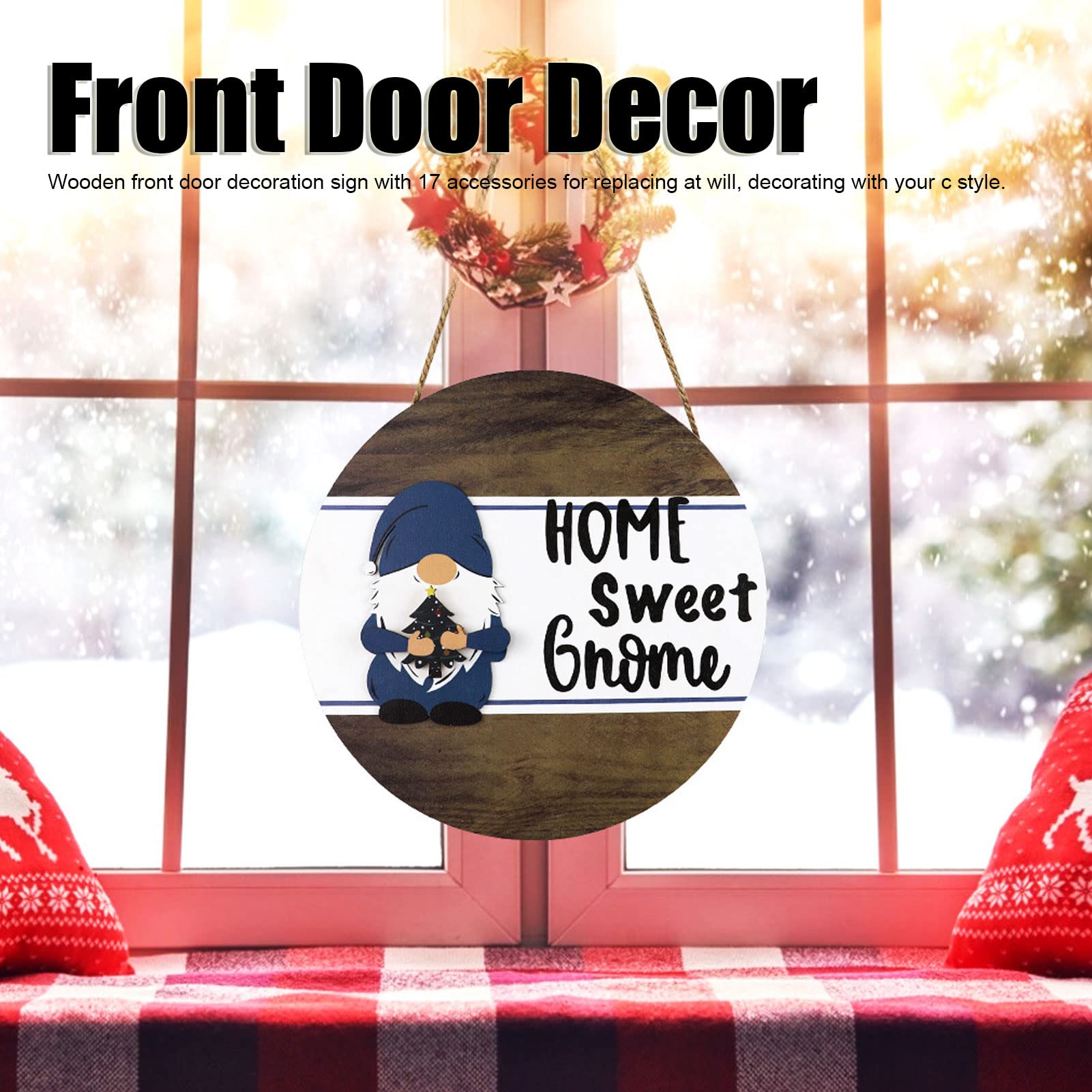Cartello In Legno Da Parete 30,5x15,2 Cm Con Cordino – Decorazione Casa Fai Da Te, Insegna Con Stampa Chiara Per Soggiorno, Cucina, Bagno, Camper – Regalo Festività