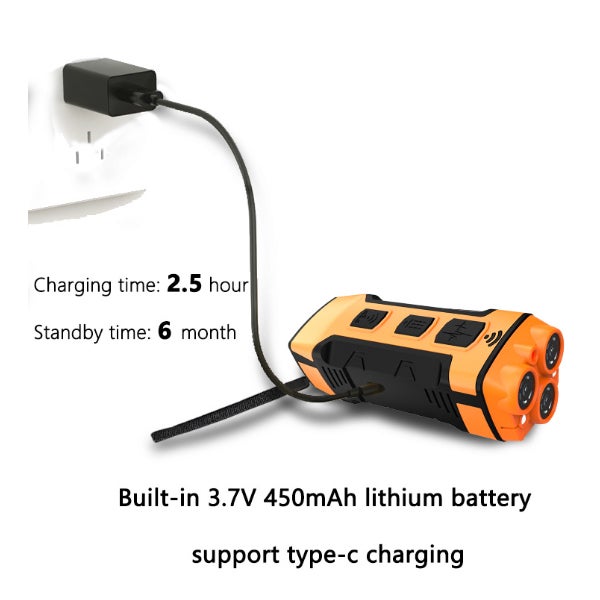 Dispositivo antiabbaio per cani, soppressore di abbaio ad ultrasuoni, strumento professionale per l' dei cani con luce LED, 11,9 x 4,5 cm - 7