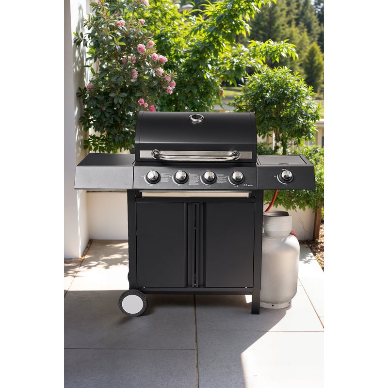 Grill gazowy 4 palniki z palnikiem boczny Prime3 GGG41