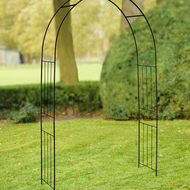 Arche ronde metal pour décor floral 218 cm - 2