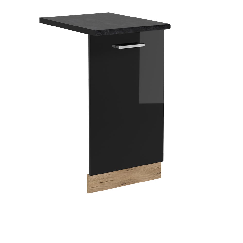 Vicco Panel przedni zmywarki R-Line, Czarny wysoki połysk, 45 cm , BP Antracyt