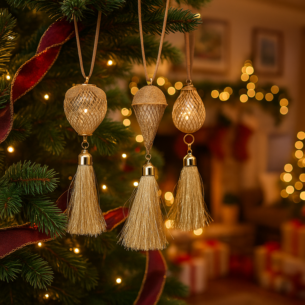 Decorazione Per Albero Di Natale Gisela - Angelo In Resina Color Panna Effetto Marmo - 20 Cm Per Casa E Giardino - 5