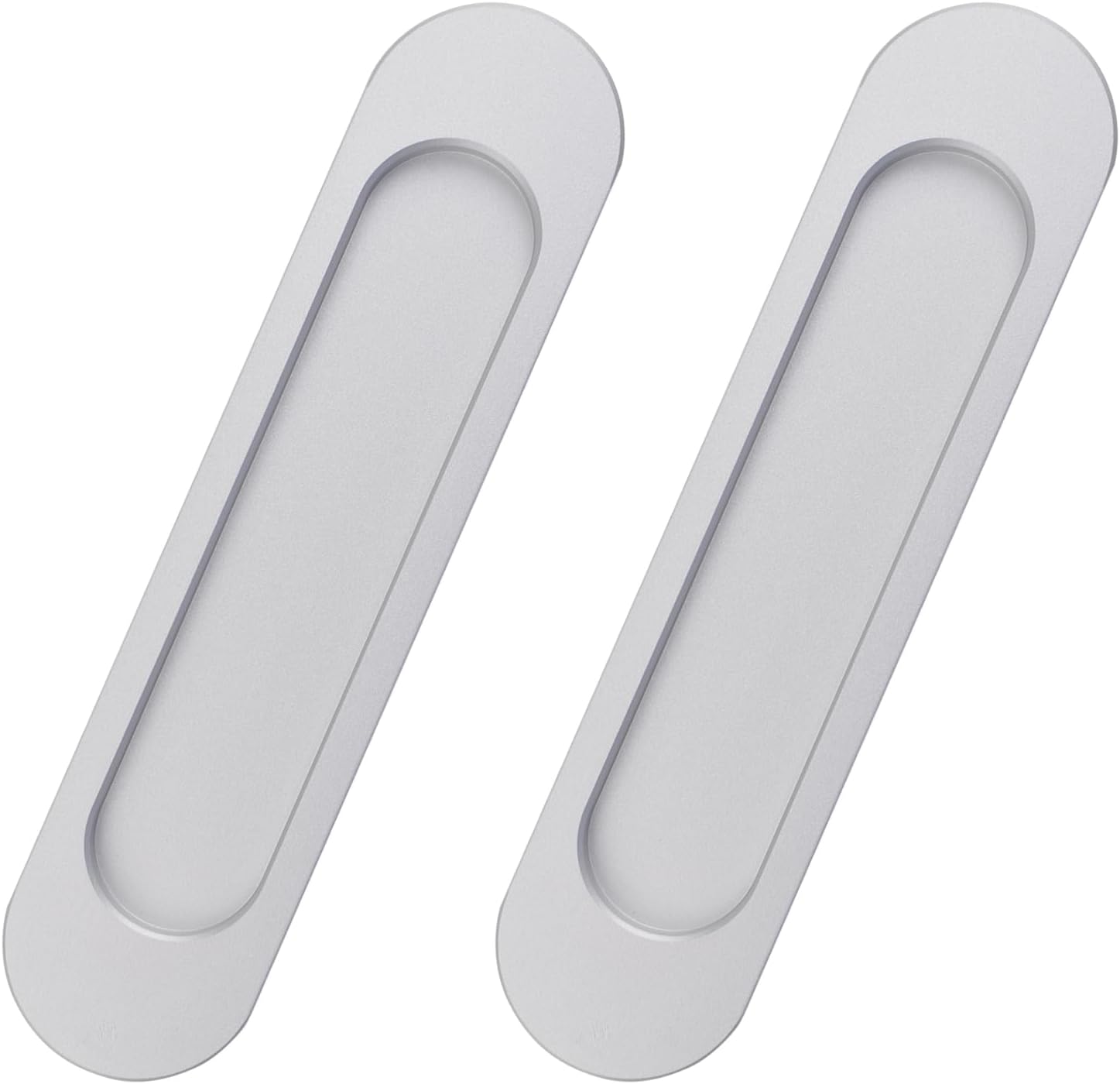 Maniglia Per Porta 2 Pezzi Maniglia Porta Esterna Per Impieghi Gravosi Maniglie Per Porta Dell'Armadio Maniglia Porta Scorrevole Manopole Per Cassetti Con Viti, Argento/212mm - Foto 6