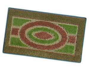 TREND Zerbino Asciugapaso 40x70 Cm - Ingresso, Pelo Raso Assorbente, Fondo Antiscivolo, Made In Italy