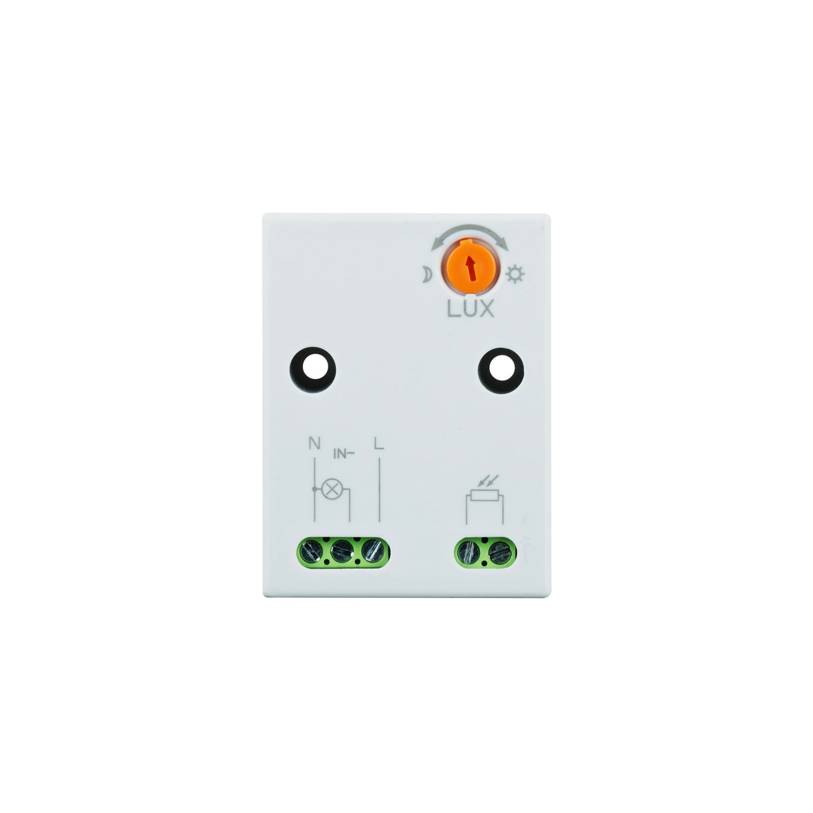 Interruptor Fotoeléctrico De 15A Con Sensor De Luz - Ajuste De Sensibilidad, Protección IP44, Para Luces Automáticas