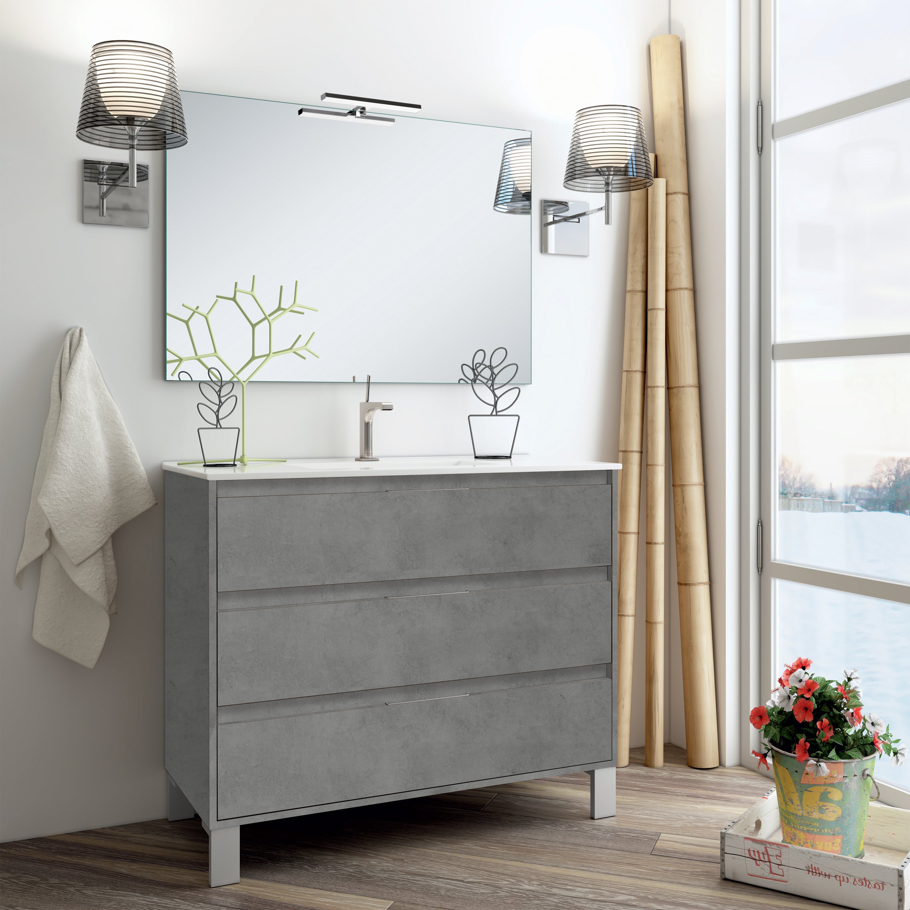Gris / argent