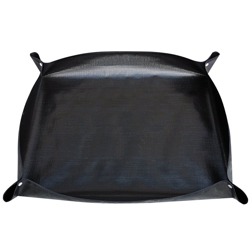 Tapis De Rempotage Imperméable 100x100 Cm - Pliable Avec Boutons-pression - Pour Jardinage Intérieur, Succulentes, Petits Pots - 4