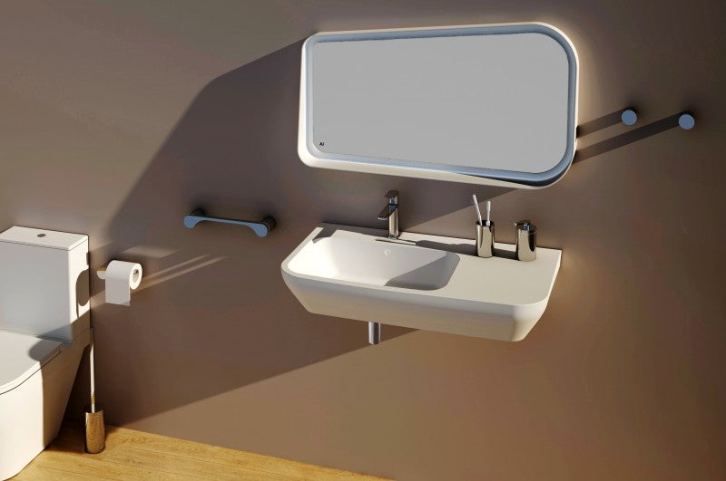 BERNSTEIN - Porte brosse à dents / distributeur de coton SDVZPB design arrondi - Série VERSA - 3