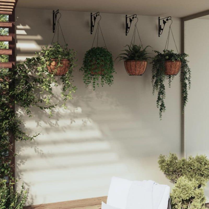 Supporto Per Piante Sospeso, Gancio Da Parete In Ferro Battuto Per Vasi Di Fiori Appendi Vasi Per Soggiorno O Balcone 95730580 Supporto Per Piante Sospeso, Gancio Da Parete In Ferro Battuto Per Vasi Di Fiori Appendi Vasi Per Soggiorno O Balcone 95730580