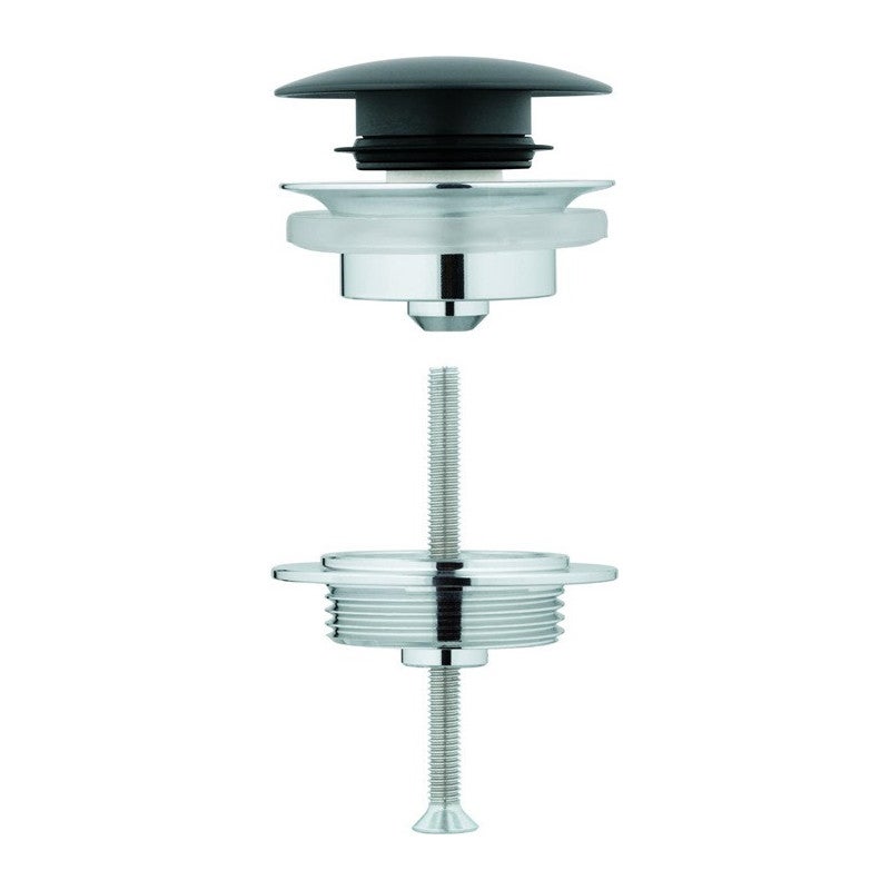 Ventil lavoar Grohe 65807KS0, universal, push to open, metalic, mat, negru