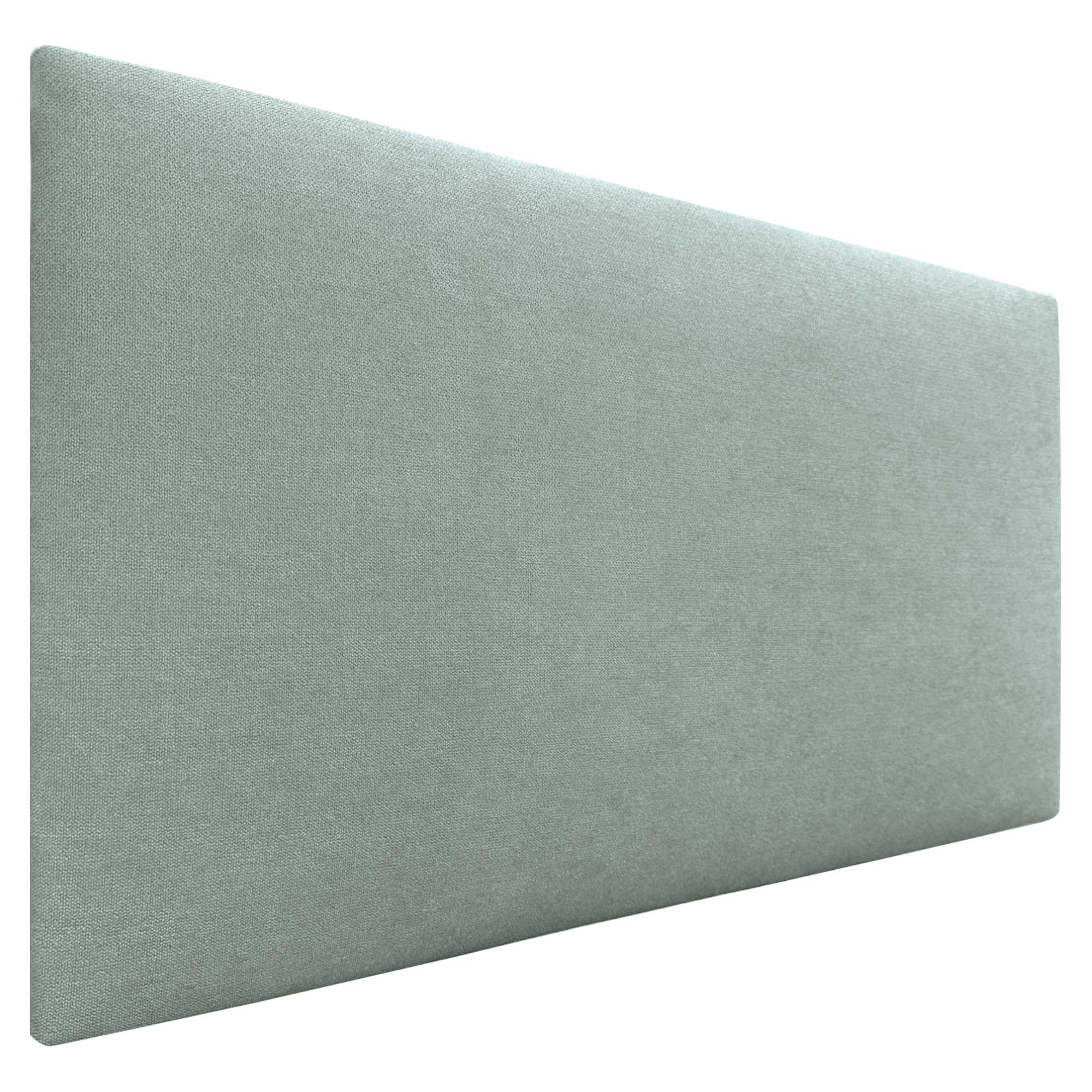 Dhome cabecero de tela aqualine liso cabeceros cabezal tapizado cama lujo (tela verde agua, 95cm (camas 70/80/90)