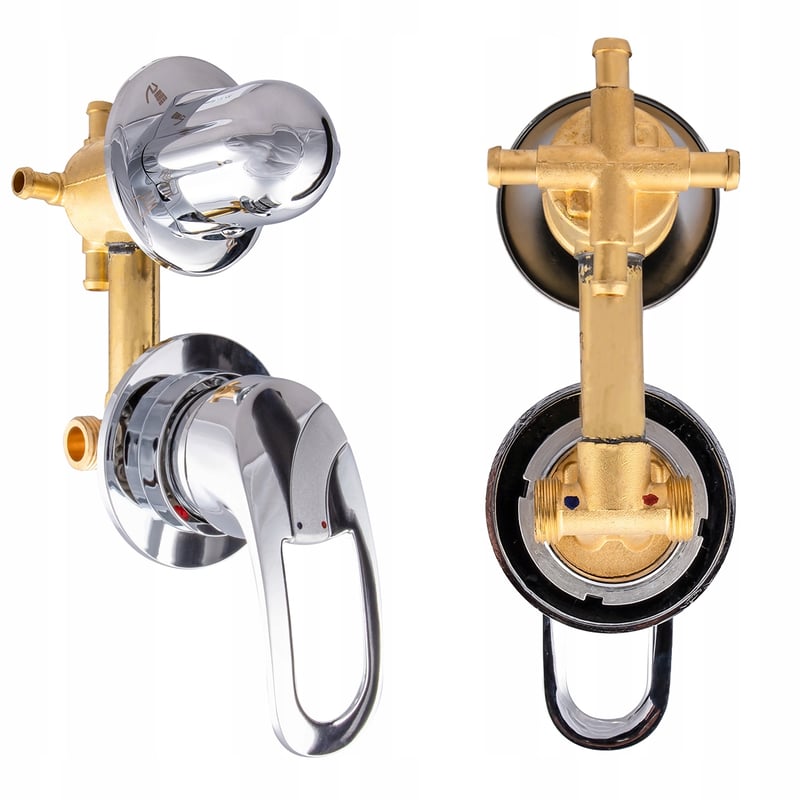 BATERIA DO KABINY PRYSZNICOWEJ Z HYDROMASAŻEM PRYSZNICA 12,5 CM / 4 FUNKCJE