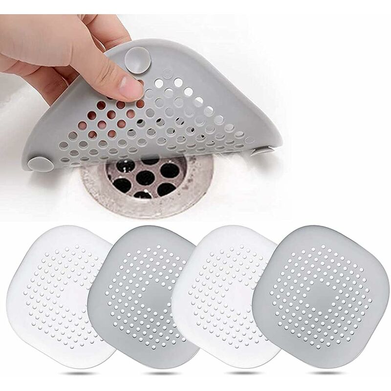 Ahlsen Protection de Drain de Silicone,5 PCS Filtre Évier en, protection de drai