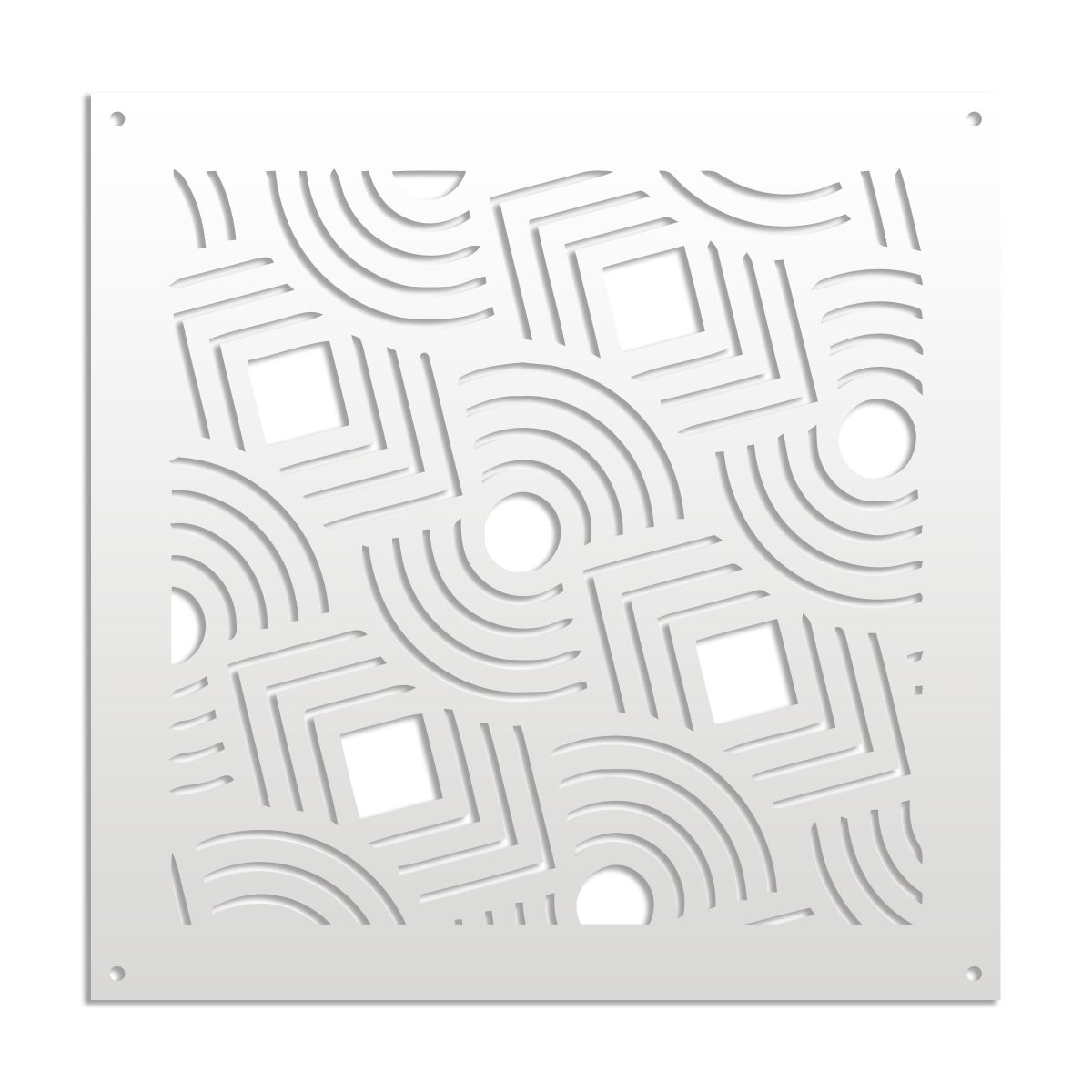 AIM - Panel perforowany z PVC - Osłona przeciwsłoneczna - Rozmiar 48x48 ...