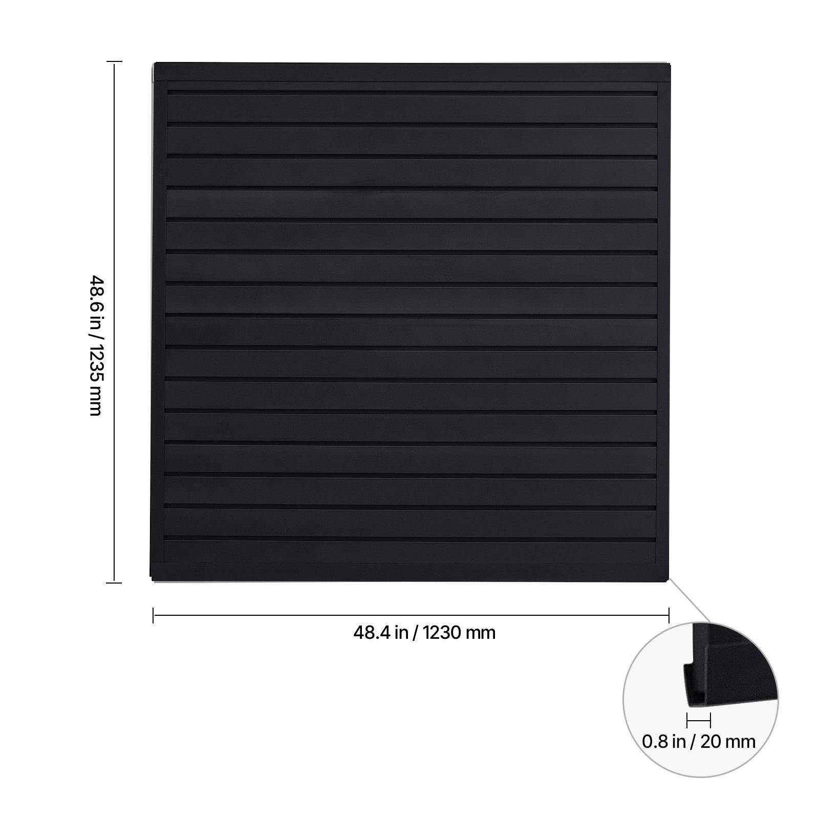 VEVOR Pannelli Per Pareti A Doghe Per Garage Con Design